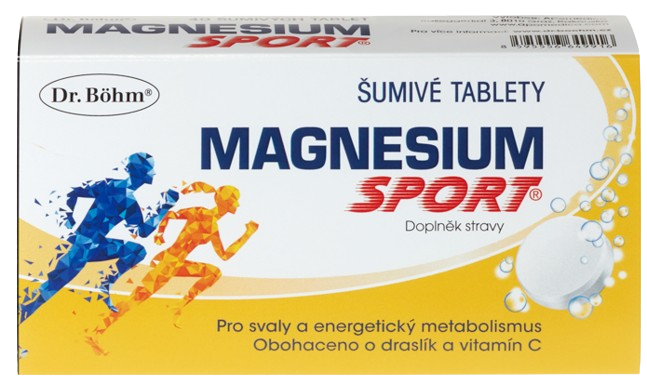 Dr. Böhm® Magnesium Sport šumivé tablety